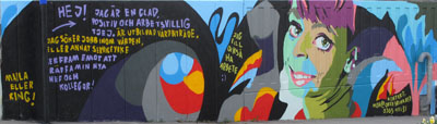 Graffiti av Ruskig Pärra Andreasson 2011