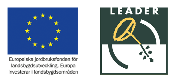 Logotyperna för Europeiska jordbruksfonden och Leader