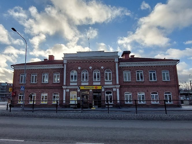 Stationshuset vid järnvägsstationen