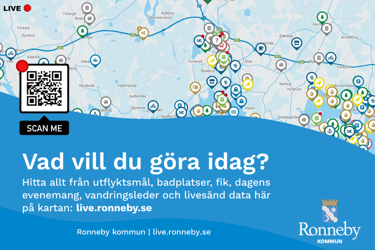 Ronneby Live, en bild från webbsidan.
